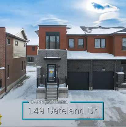 Just Listed! 3 Bedroom, 3 Washroom Townhome For Rent In South Barrie @$2695/Month!